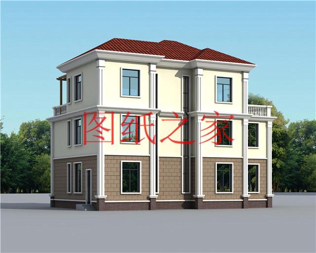 5套開(kāi)間18米的三層別墅設(shè)計(jì)圖，寬敞明亮、利落大氣，非常實(shí)用！