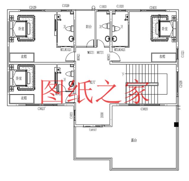 5套開(kāi)間18米的三層別墅設(shè)計(jì)圖，寬敞明亮、利落大氣，非常實(shí)用！