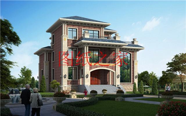 5套開(kāi)間18米的三層別墅設(shè)計(jì)圖，寬敞明亮、利落大氣，非常實(shí)用！