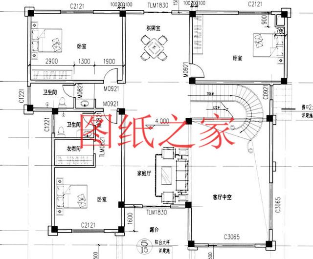 5套開(kāi)間18米的三層別墅設(shè)計(jì)圖，寬敞明亮、利落大氣，非常實(shí)用！
