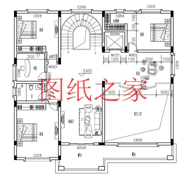 5套開(kāi)間18米的三層別墅設(shè)計(jì)圖，寬敞明亮、利落大氣，非常實(shí)用！