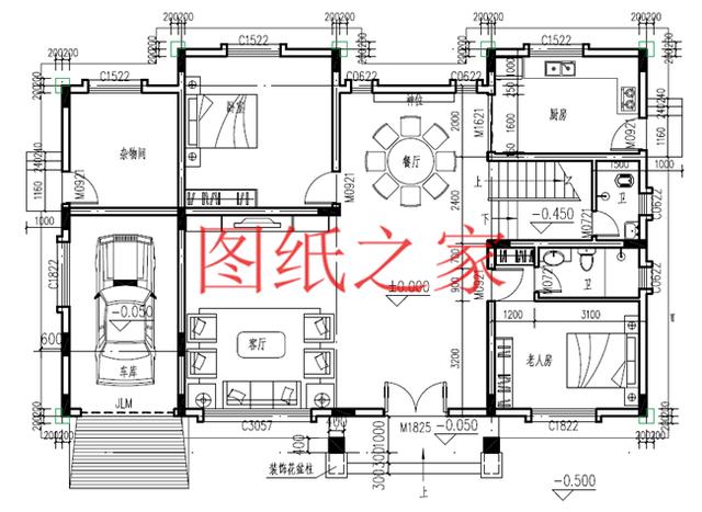 5套開(kāi)間18米的三層別墅設(shè)計(jì)圖，寬敞明亮、利落大氣，非常實(shí)用！