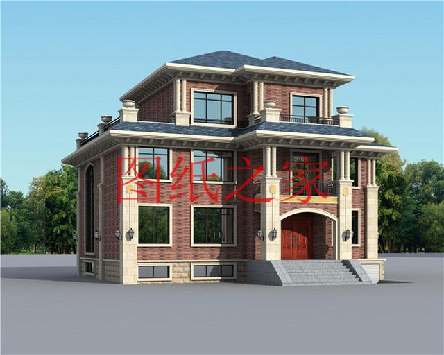 5套開(kāi)間18米的三層別墅設(shè)計(jì)圖，寬敞明亮、利落大氣，非常實(shí)用！