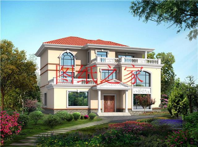 5套開(kāi)間18米的三層別墅設(shè)計(jì)圖，寬敞明亮、利落大氣，非常實(shí)用！