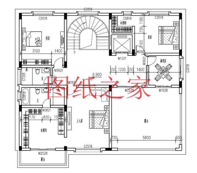 5套開(kāi)間18米的三層別墅設(shè)計(jì)圖，寬敞明亮、利落大氣，非常實(shí)用！