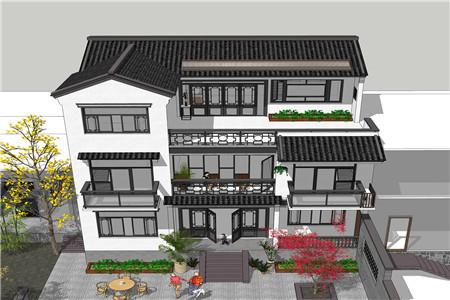 2024年農村三層自建房設計圖，中式別墅這樣建準沒錯！