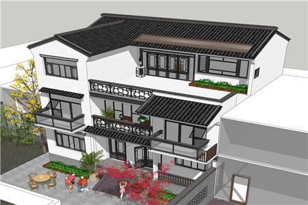 2024年農村三層自建房設計圖，中式別墅這樣建準沒錯！