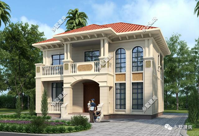 13x11米歐式別墅設(shè)計(jì)圖，外形美+內(nèi)部布局合理，適合農(nóng)村建造！