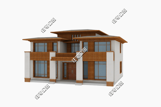 新中式別墅設計圖，父子攜手建農村養(yǎng)老房，每人出資30萬，有個堂屋就是美滋滋