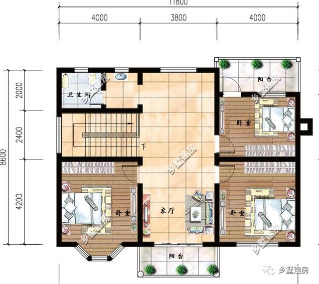 小進(jìn)深別墅設(shè)計圖，如何美觀實用+經(jīng)濟(jì)實惠？不用愁，農(nóng)村建房選它錯不了