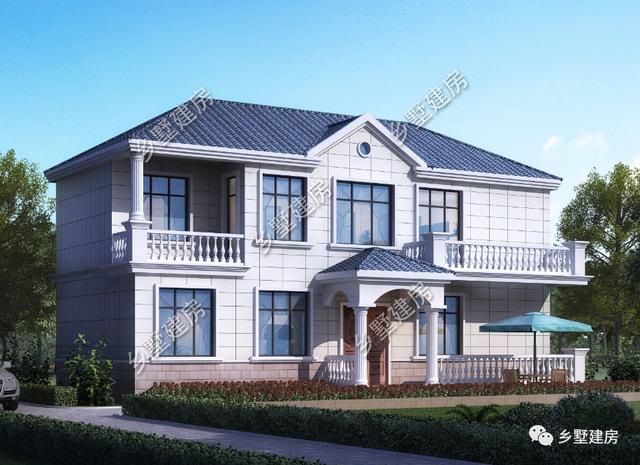 帶陽臺別墅設計圖，沒有陽臺的別墅，算不上別墅！200多平的陽臺別墅，有你足矣！