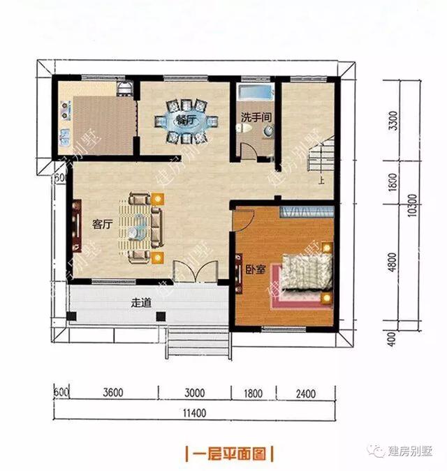 兩層別墅設(shè)計(jì)圖，十幾萬(wàn)就能建，不想建一層預(yù)算又不高，正合適