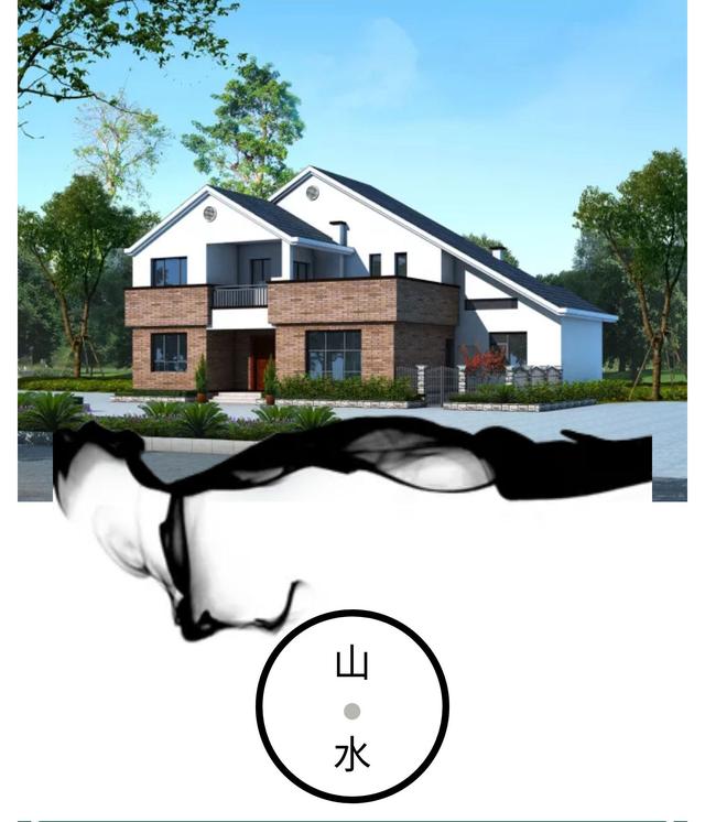 新中式別墅設(shè)計圖，青山四合，流水蜿蜒 帶你徜徉山水之間