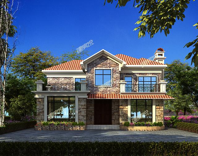 火爆農(nóng)村花園小洋樓設(shè)計圖推薦，20棟建成實景，開春就建