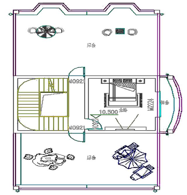 四層臨街商鋪設(shè)計(jì)圖，8x15.5米商住兩用！