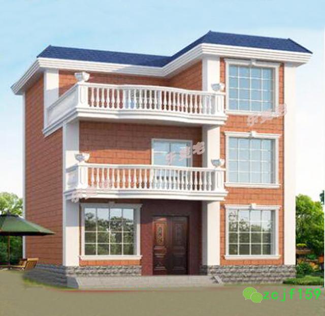 方正三層農(nóng)村自建房屋設(shè)計(jì)圖推薦，喜歡就趕緊建造吧！