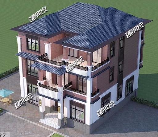 中式別墅設計圖，廣東50萬建，看完人人都想建一棟，秒殺高層洋別墅