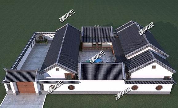 中國最美四合院別墅設(shè)計圖，一層也霸氣十足，秒殺高層洋樓