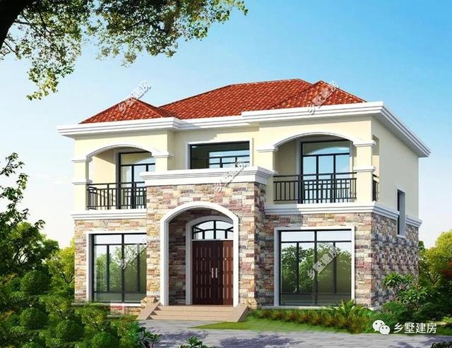 3款造價20萬的農(nóng)村二層別墅設(shè)計圖，款款經(jīng)典時尚，總有一套適合你！