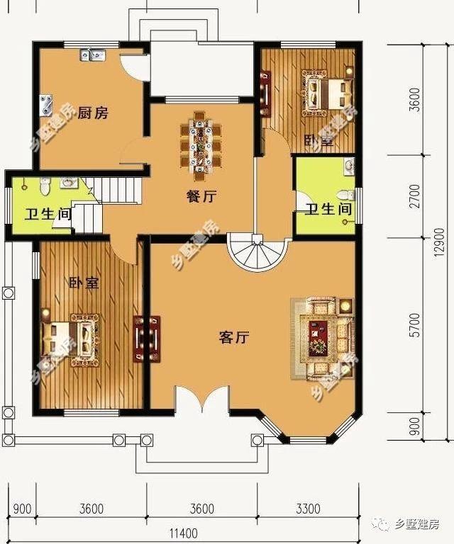 3款造價20萬的農(nóng)村二層別墅設(shè)計圖，款款經(jīng)典時尚，總有一套適合你！