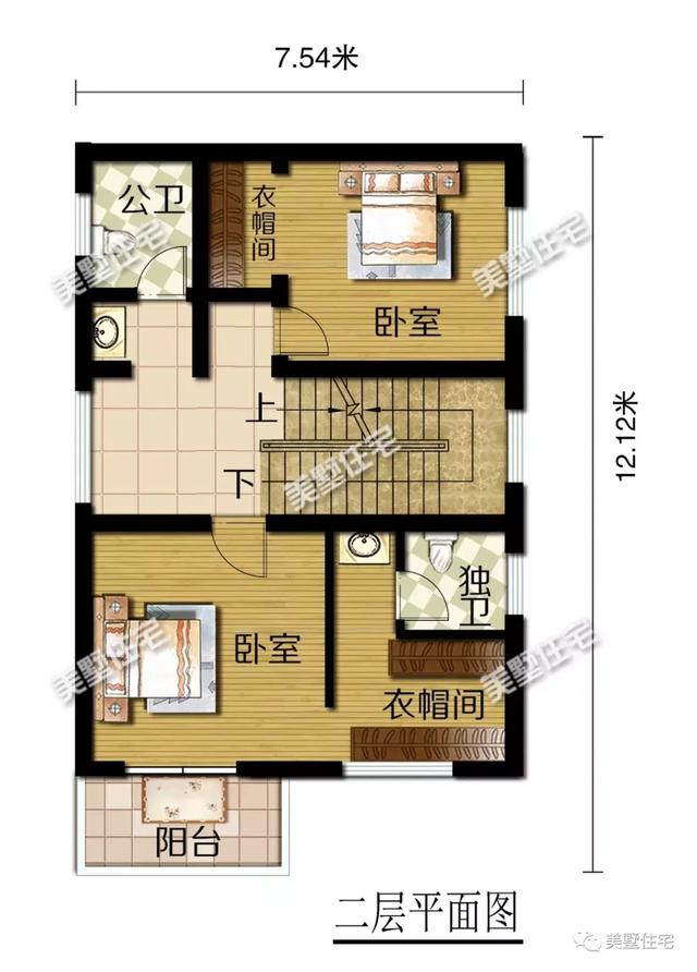 占地79平三層農(nóng)村別墅設(shè)計圖，重新定義空間，小面積實現(xiàn)大驚喜