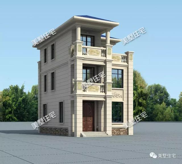 占地79平三層農(nóng)村別墅設(shè)計圖，重新定義空間，小面積實現(xiàn)大驚喜