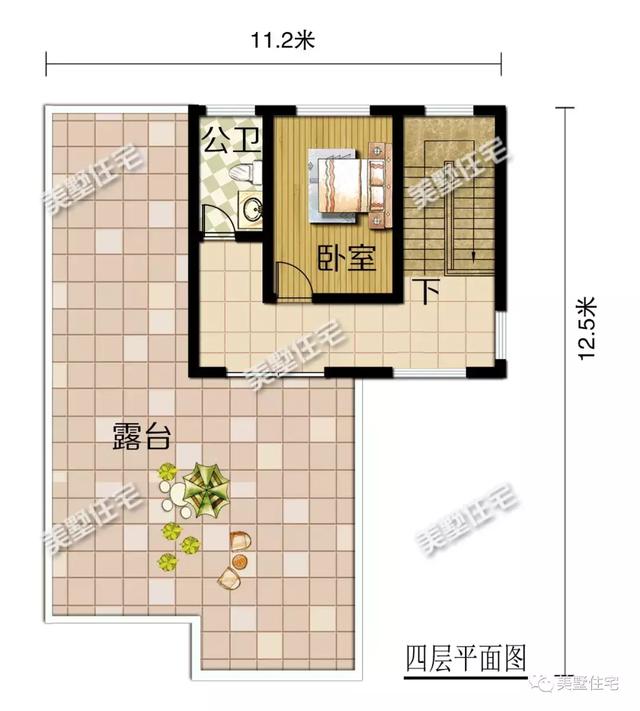 現(xiàn)代風美墅設(shè)計圖，開間11米還帶堂屋和神臺，個性時尚又接地氣