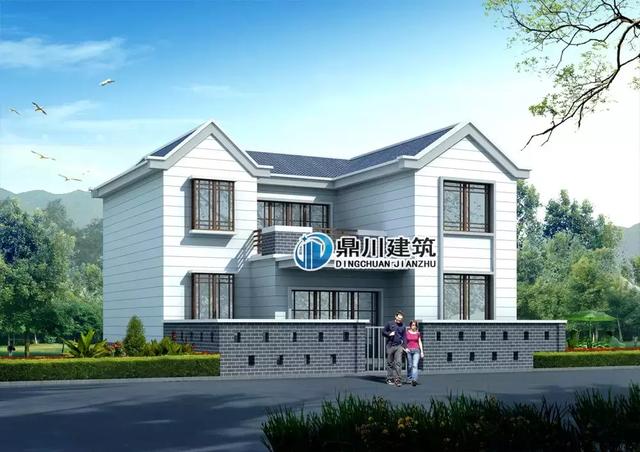 5套帶小院的中式小別墅設(shè)計(jì)圖，鐘靈毓秀宛若一幅山水畫