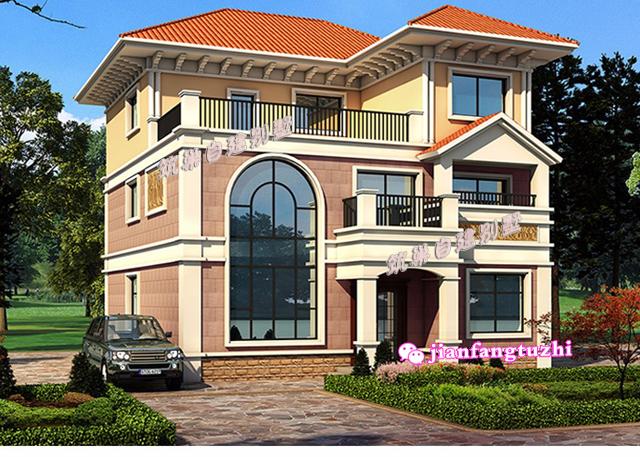 鄉(xiāng)村二層半自建房設計圖，全村最美別墅！