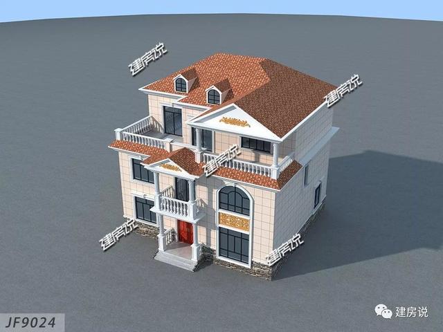 漂亮別墅設(shè)計(jì)圖，花43萬建，新年新氣象，開運(yùn)一整年