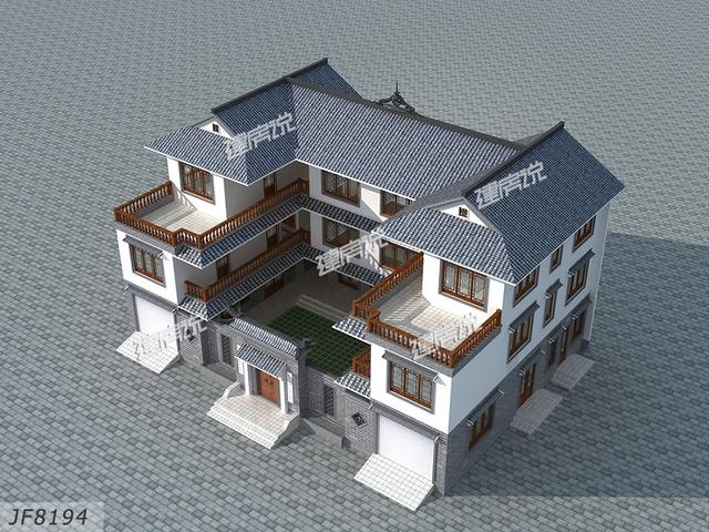 超贊的中式別墅設(shè)計圖，建棟在村里好風(fēng)光，人人豎起大拇指！