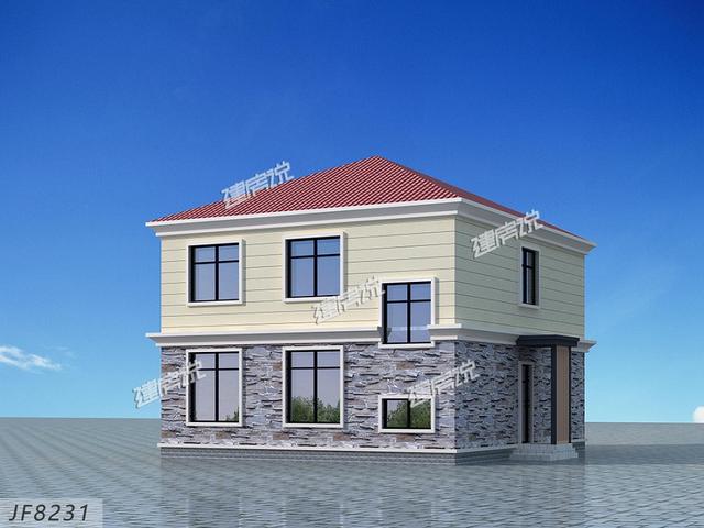 好消息！占地115平的二層別墅設(shè)計(jì)圖，你有30萬就能拿下