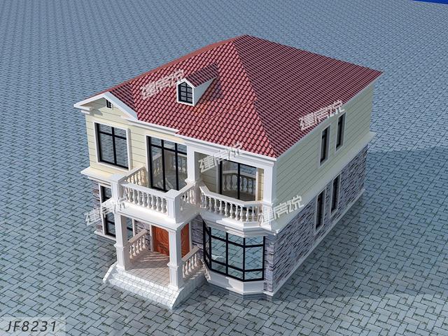 好消息！占地115平的二層別墅設(shè)計(jì)圖，你有30萬就能拿下