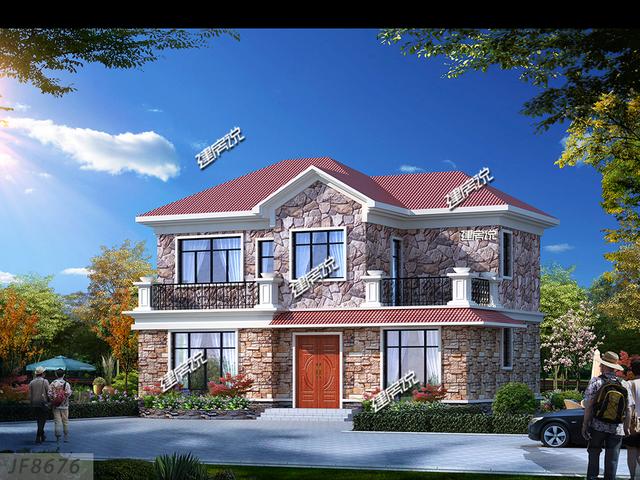 3款不同風(fēng)格的別墅設(shè)計(jì)圖，造價(jià)都在二十多萬(wàn)，看到就是賺到