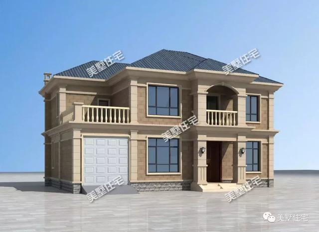 小別墅設計圖，二十多萬就能建，6間臥室還帶車庫，太值了！