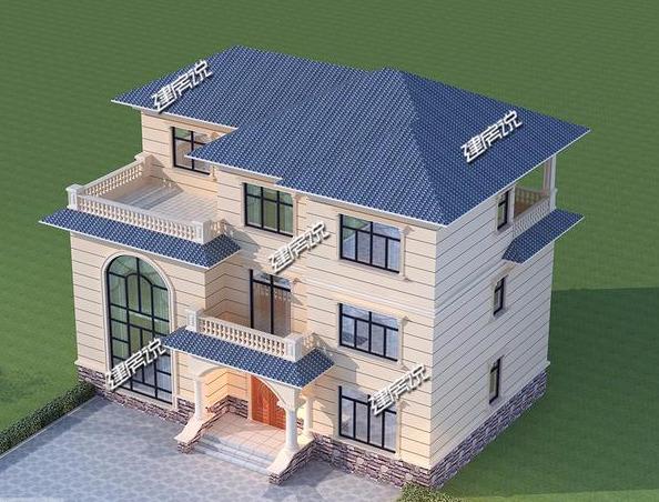農(nóng)村最漂亮三層別墅設(shè)計(jì)圖，圖紙看了快收藏，開(kāi)春就建房