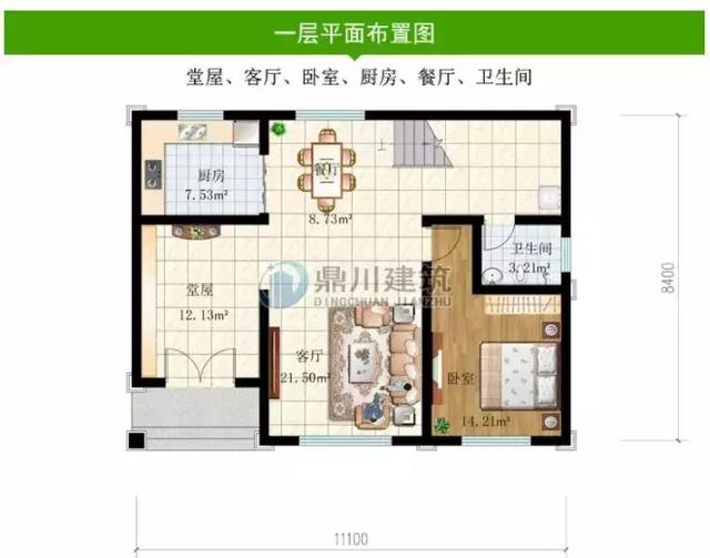 二層小別墅設計圖，進深8米，18萬造價經(jīng)濟實用，農村都能建！