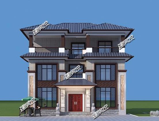 中式別墅設(shè)計(jì)圖，中式建筑才是最牛的，建一棟風(fēng)光無(wú)限，人人艷羨不已