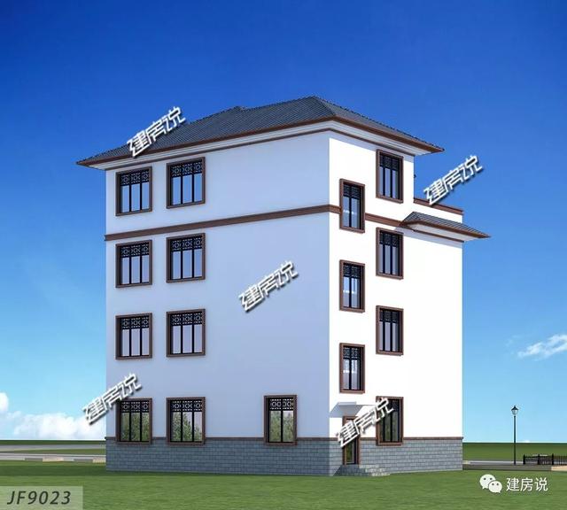 新中式設(shè)計(jì)圖，四兄弟合建146㎡，每人只出20萬(wàn)，碾壓全村自建房