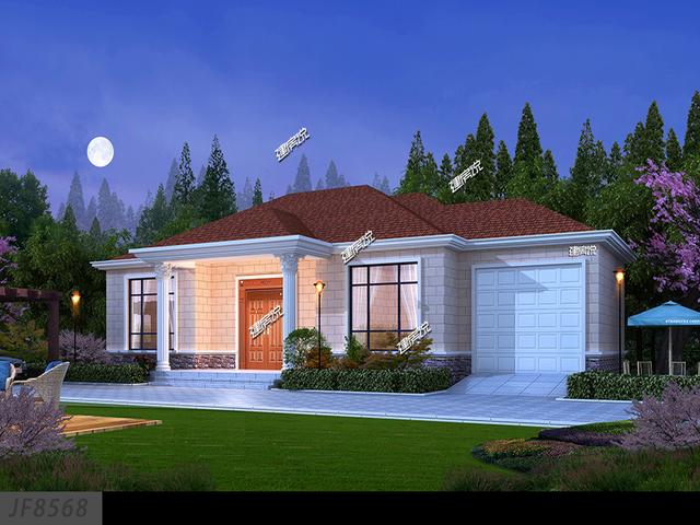 7款實(shí)用一層別墅設(shè)計(jì)圖，最低造價(jià)19萬，你值得擁有