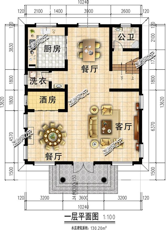 3層別墅設計圖推薦，童先生建了棟給父母，村里人十分眼紅，天天去串門