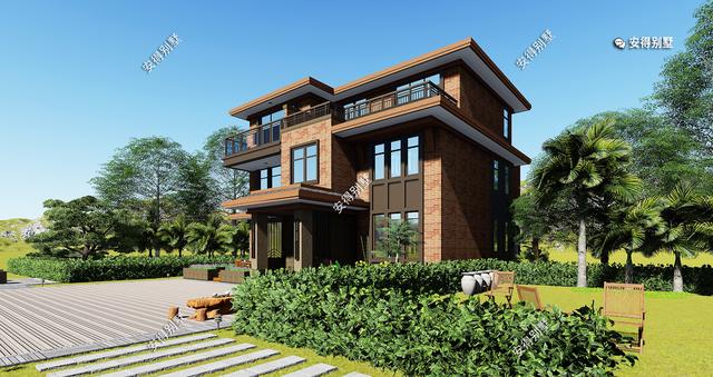 百看不厭的現(xiàn)代中式別墅設(shè)計圖，只怪沒早看到這套圖紙，平面一級棒！