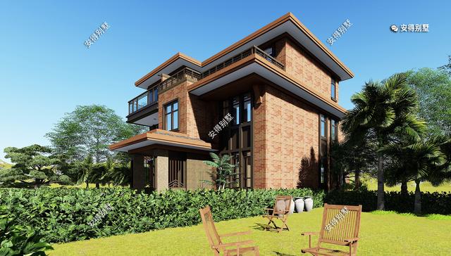 百看不厭的現(xiàn)代中式別墅設(shè)計圖，只怪沒早看到這套圖紙，平面一級棒！