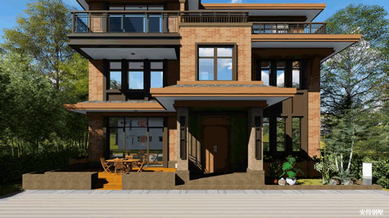 百看不厭的現(xiàn)代中式別墅設(shè)計圖，只怪沒早看到這套圖紙，平面一級棒！