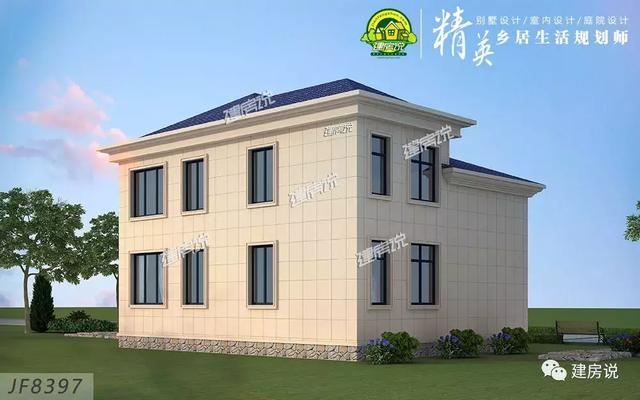 二層別墅設(shè)計(jì)圖，120㎡30萬(wàn)可建，你說(shuō)劃算不劃算？