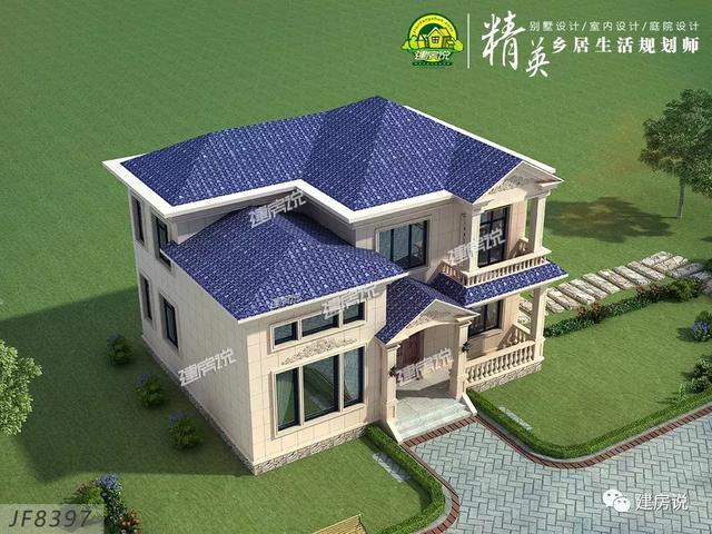 二層別墅設(shè)計(jì)圖，120㎡30萬(wàn)可建，你說(shuō)劃算不劃算？