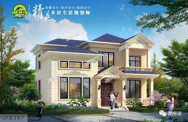 二層別墅設(shè)計(jì)圖，120㎡30萬(wàn)可建，你說(shuō)劃算不劃算？