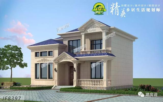 二層別墅設(shè)計(jì)圖，120㎡30萬(wàn)可建，你說(shuō)劃算不劃算？