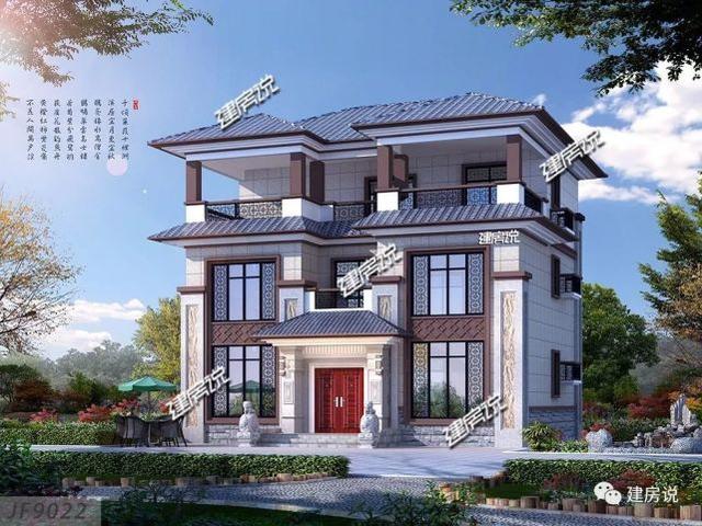 125㎡新中式別墅設(shè)計(jì)圖，經(jīng)典又實(shí)惠，好戶型，歡迎收藏！