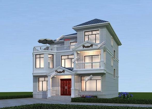 農(nóng)村最美歐式別墅設(shè)計圖，看了的人都說好，圖紙收藏好了